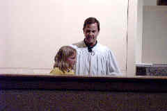 Becca is Baptized - and it's COLD!!