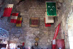 Castle Ceiling and Flags