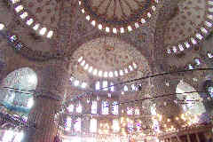 More Blue Mosque Ceiling