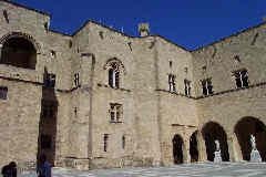 Rhodes Castle Courtyard