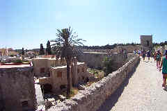 Rhodes City Wall Walkway