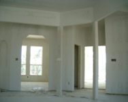 Thru Dining room into Library (L) and M-Bed (R)